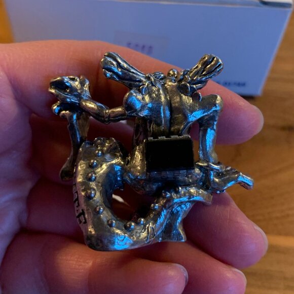 Vintage 1989 Hudson Pewter "Compewter Gremlin" figure - BITanBYTE - Picture 6 of 11